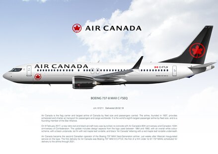 Air Canada Boeing 737 MAX 8