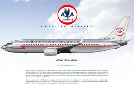 American Airlines Boeing 737-800 Retro