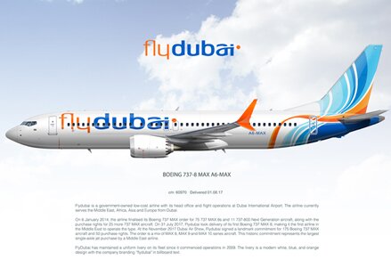 FlyDubai Boeing 737 MAX 8
