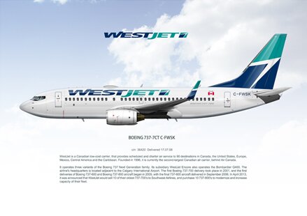 WestJet Boeing 737-700