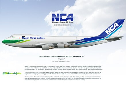 Nippon Cargo Airlines Boeing 747-400F