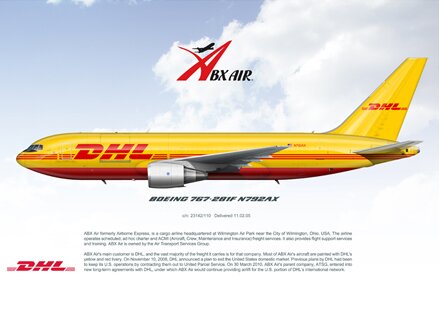 ABX DHL Boeing 767-200