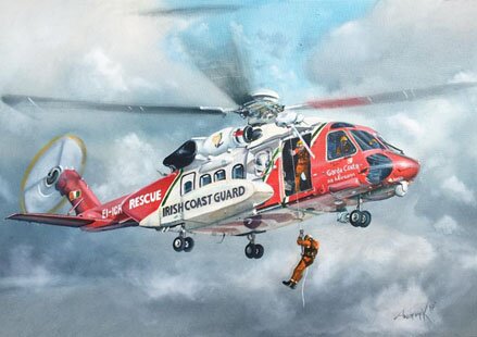 Irish Coast Guard S92 Helicopter